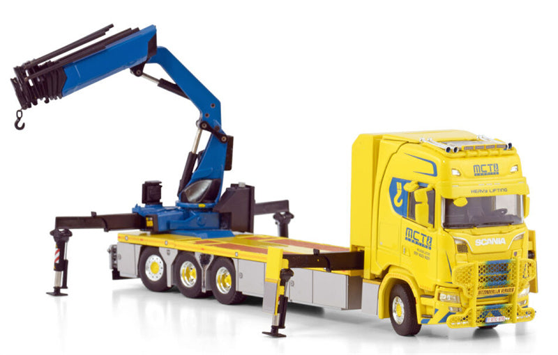 WSI SCANIA S CS20H 8X4 W/ LOADER CRANE + JIB MCT 1:50 Model