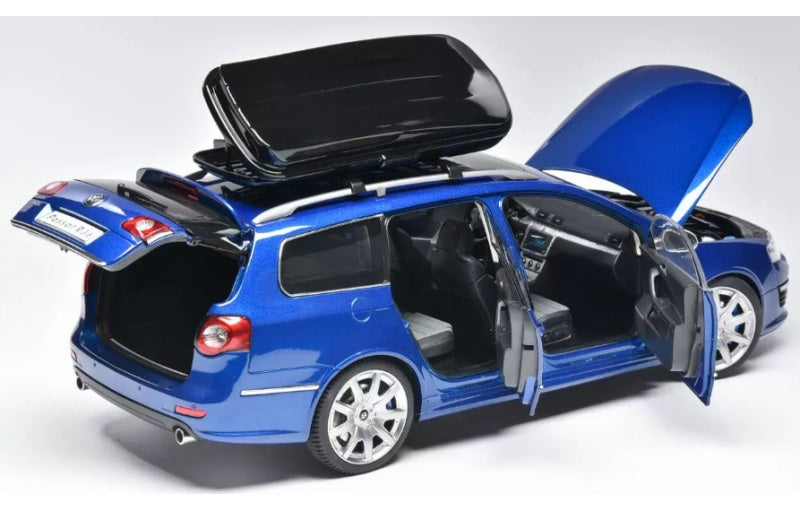 1:18 Volkswagen Passat Variant R36 NZG Limited Edition 199PCS ONLY Biscay Blue Diecast Model view5