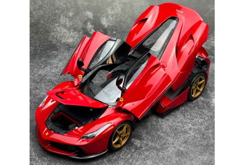 1:18 Ferrari LaFerrari  Standard Red Black Top - Gold Wheel BBR MODELS  DIECAST Model