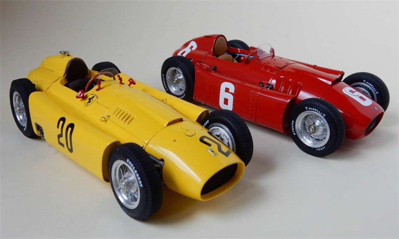 CMC BUNDLE Ferrari D50 (yellow) #20 and Lancia D50 (red) #6 Limited Edition 1/18 car Pre-a Model
