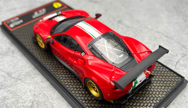 BBR MODELS Ferrari 488gt Modificata Rosso Corsa 322 red LTD 180PCS 1:43 Model view4
