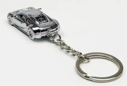 1:87 Bugatti   silver plating  SEEKER  DIECAST Keychain Model