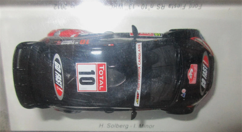 spark Ford fiesta RS #10 13th WRC Monte Carlo 2012 H.Solberg - I.Minor Total HURTIGRUTA CARGLASS 1:43 Car Pre-built Model view8