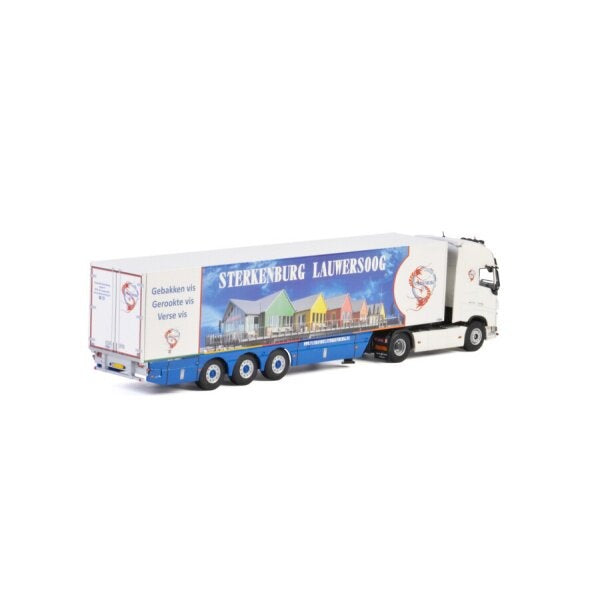 1:50 VOLVO VISHANDEL STERKENBURG FH4 XL 4X2 REEFER TRAILER 3 AXLE WSI   DIECAST Model