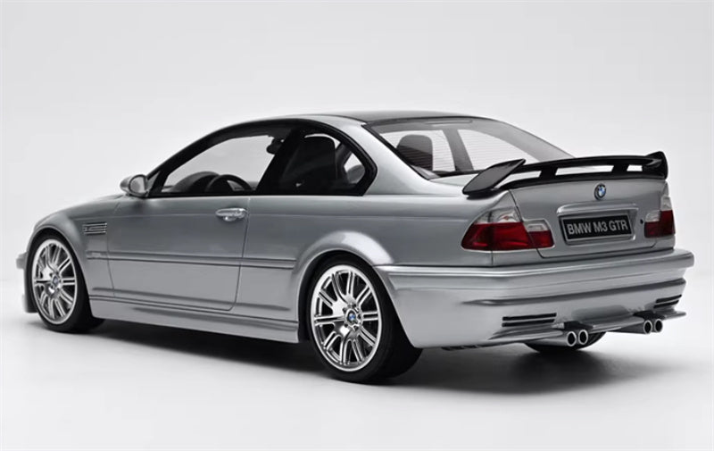 1:18 BMW E46 M3 GTR STREET 354 2001 silver  OTTO Limited Edition 2500PCS ONLY Resin Car Model