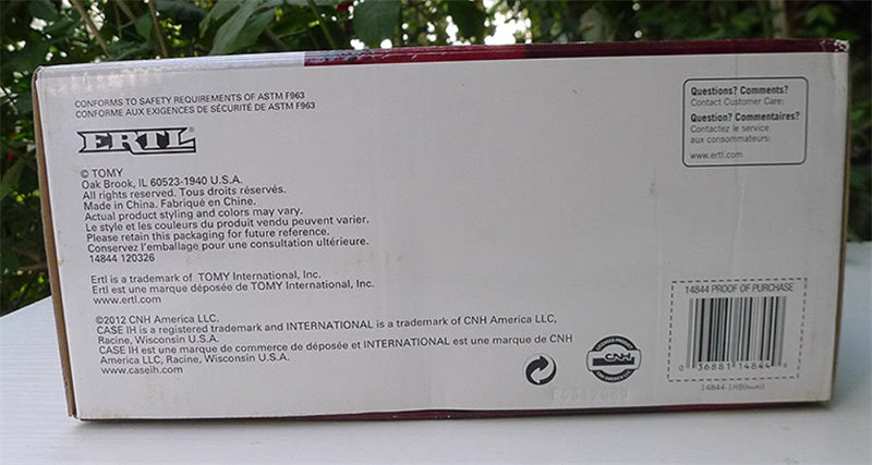 ERTL CASE IH 3588 2+2 International Agricultural Tractor Red 1:32 Truck Pre-built Model