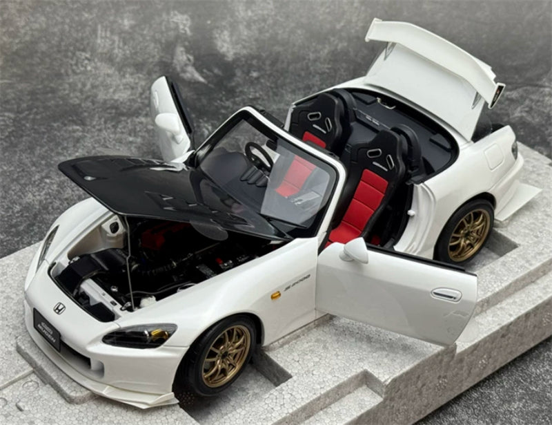 1:18 Honda S2000 MUGEN  White Pearl MOTORHELIX Limited Edition 299PCS ONLY DIECAST Model