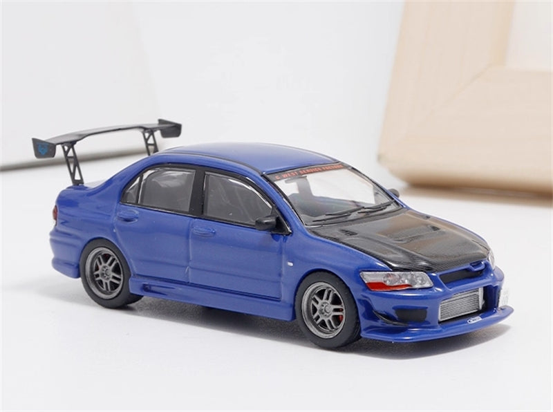 FAST & SPEED Mitsubishi Lancer Evolution VII MK7 Blue Limited Edition 999PCS ONLY 1:64 car Pre-built Model view2