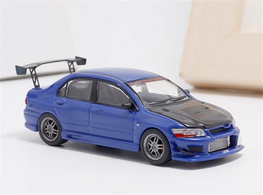 FAST & SPEED Mitsubishi Lancer Evolution VII MK7 Blue Limited Edition 999PCS ONLY 1:64 car Pre-built Model view2
