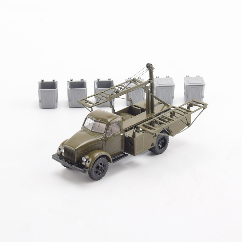 StartScaleModels Soviet GAZ-51 Crane Army Green Coating 1:43 car Pre-built Model