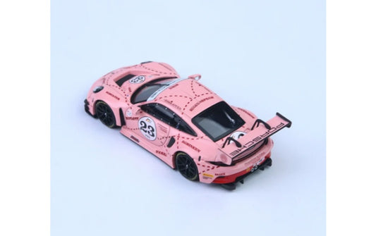 1:64 Porsche 911 GT3 R  Pink Pig STAR RACE #23  DIECAST Model