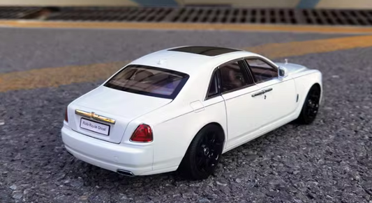 kyosho Rolls Royce RR ghost White w/ black wheels 1:18car Pre-a Model