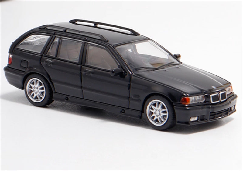 Mortal Third Generation BMW 3 Series E36 Four-Door Touring Black regular version Limited Edition 499PCS ONLY 1:64 Car Pre-built Model view5