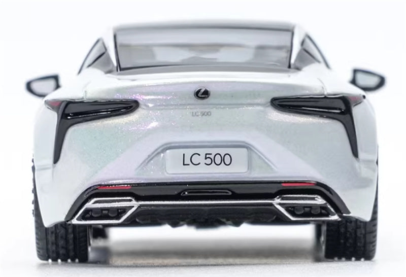 Almost Real Lexus LC500 2018 White Nova GF. 1:64 Car Pre-built Airliner Model Display view6