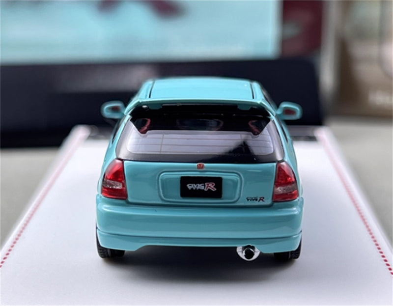 Focal Horizon Honda Civic EK9 Type-R 1st Generation Blue Limited Edition 999PCS ONLY 1:64 Car Pre-built Model view6
