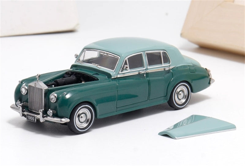GFCC 1955 Rolls Royce Silver Cloud classic car Green Double LHD 1:64 car Pre-built Model view4