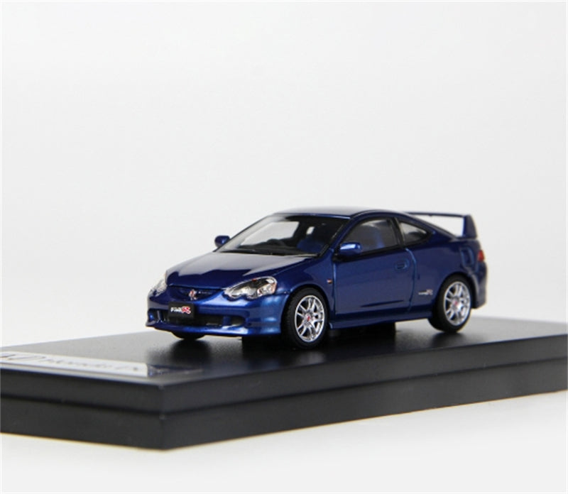 LCD-MODELS Honda Integra Type R DC5 Blue 1:64 car Pre-built Model view3