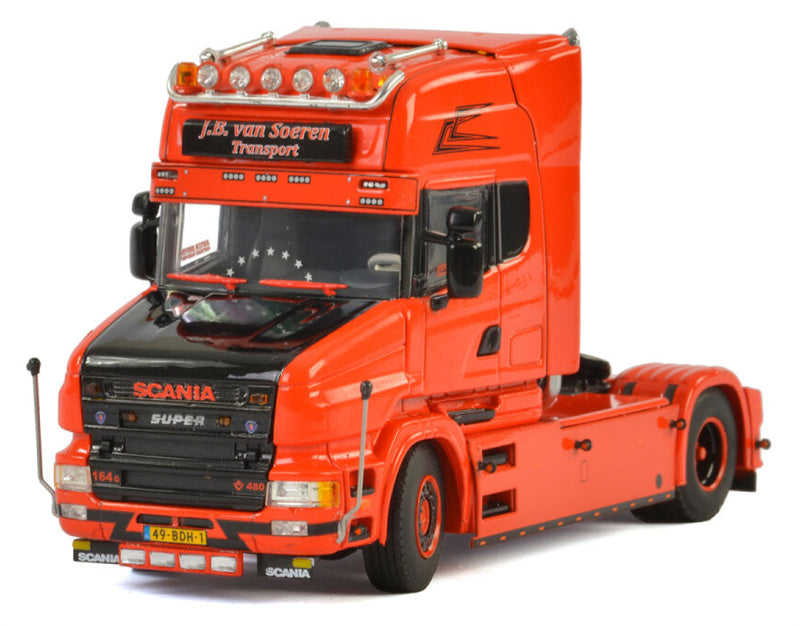 WSI  SCANIA 4 SERIES TORPEDO TOPLINE 4X2 J.B. van Soeren 1:50 Truck Pre-built Model