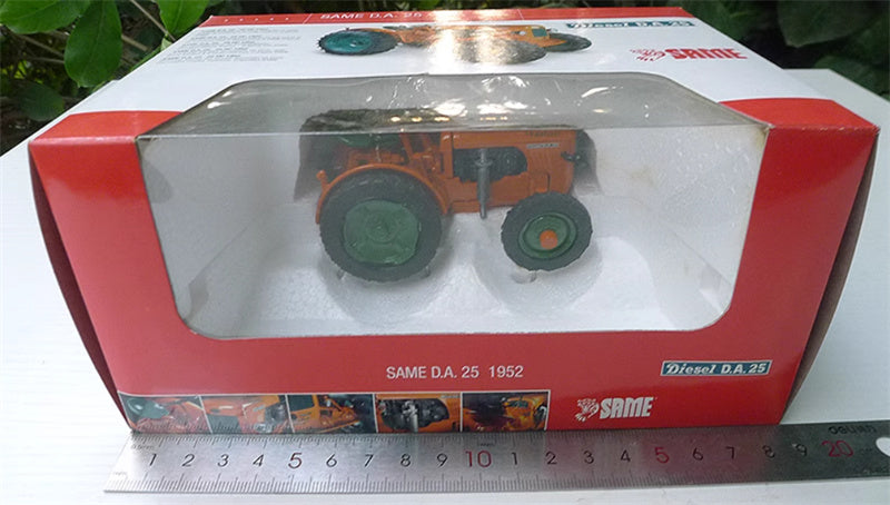 ROS SAME D.A. 25 1952 Classic Tractor Orange red 1:32 Truck Pre-built Model