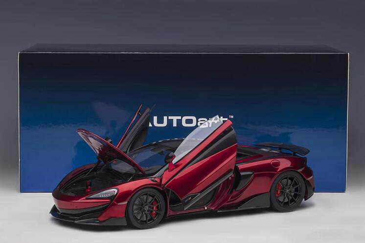 AUTOART McLaren 600LT sports car red 1:18car Pre-a Model