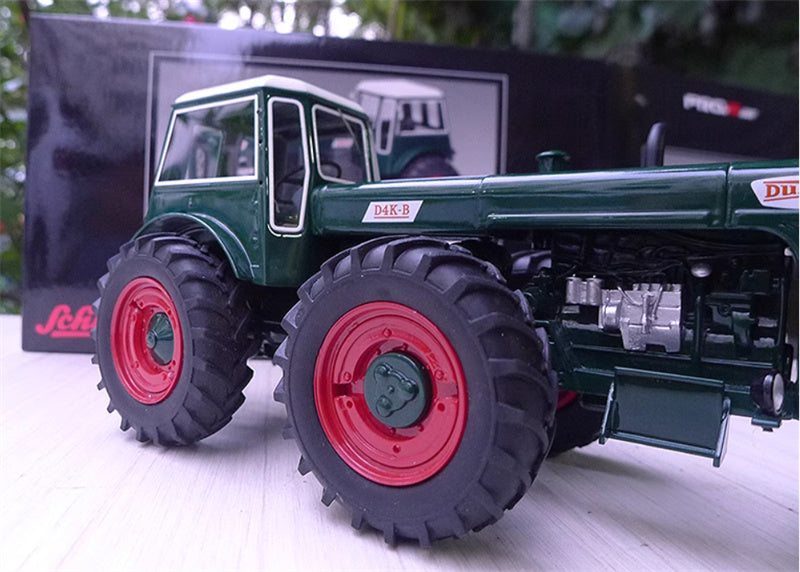 SCHUCO Dutra D4K tractor blackish green Limited Edition 1000PCS ONLY 1:32 Truck Pre-built Model