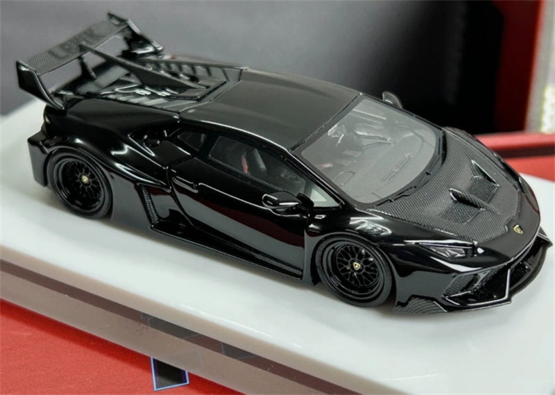 FALME Lamborghini LBWK Huracan GT LP610 Glossy Black Limited Edition 199pcs ONLY 1:64 Car Pre-built Model