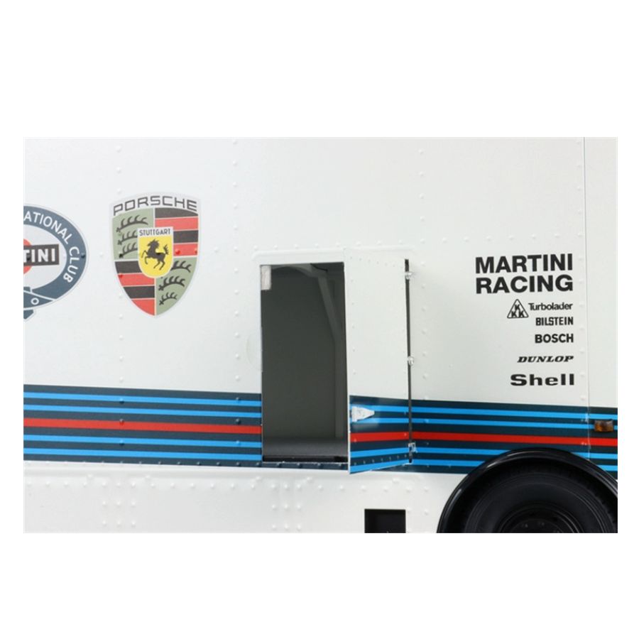 Schuco Mercedes  Race Trans Porsche MARTINI transport vehicle 1:18  DIECAST Truck