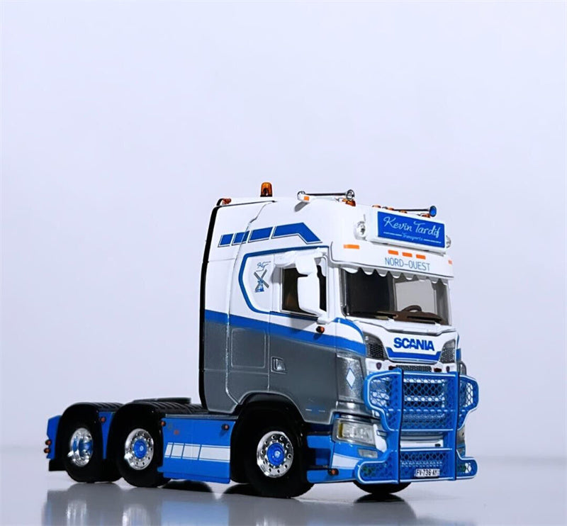 WSI SCANIA S HIGHLINE CS20H 6X2 TWINSTEER KEVIN TARDIF 1:50 Truck Pre-built Model