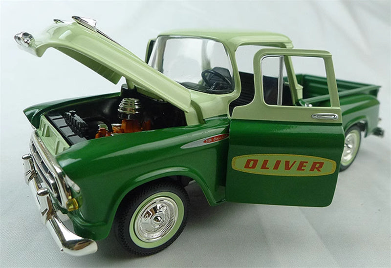 SpecCast 1957 Chevy Stepside Pickup Oliver green 1:25 Truck Pre-built Model