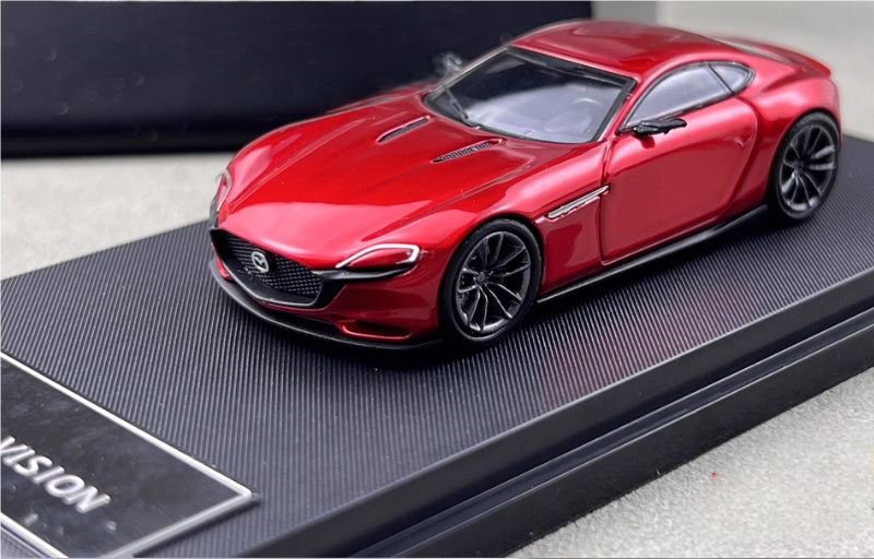 Rhino Model MAZDA RX-VISION Concept Soul red Limited Edition 799PCS ONLY 1:64 Car Pre-built Model view1