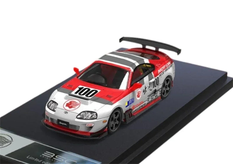 1:64 TOYOTA SUPRA A80 #100 RHD Idemitsu Livery BSC DIECAST Limited Edition 499pcs ONLY Model