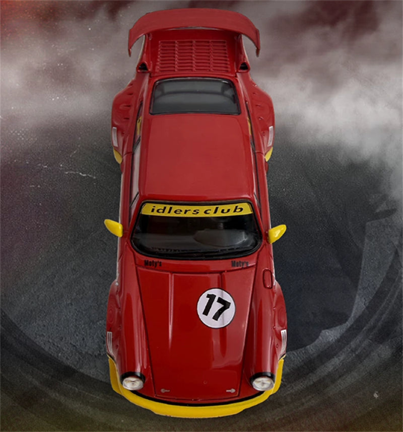 1:64 Porsche RWB 964 iDlers #17 Model model DIECAST Civil Car Model
