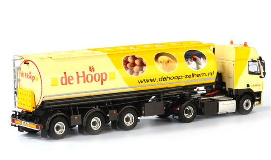 WSI DAF CF SC 4X2 BULKTRAILER De Hoop 1:50 Truck Pre-built Model