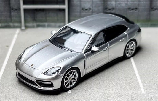 Furuya Porsche Panamera GT Silver Hunting Edition 1:64 car Pre-built Model view1