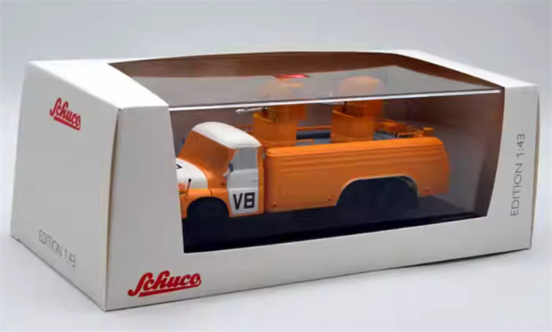 Schuco Tatra T148 Czech riot water cannon vehicle orange Limited Edition 1:43 Truck Pre-built Model view8