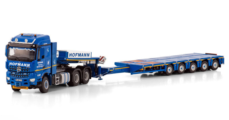 WSI AROCS MP4 STREAMSPACE 6X6 NOOTEBOOM MCO PX - 5 AXLE Hofmann 1:50 Model