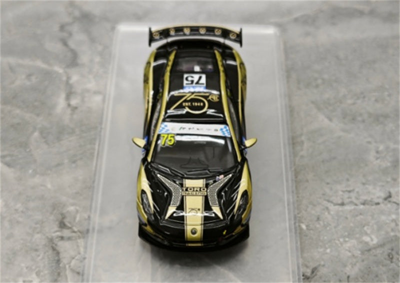 1:64 Lotus EMIRA GT4 2023 Yellow KiloWorks #75  DIECAST Model