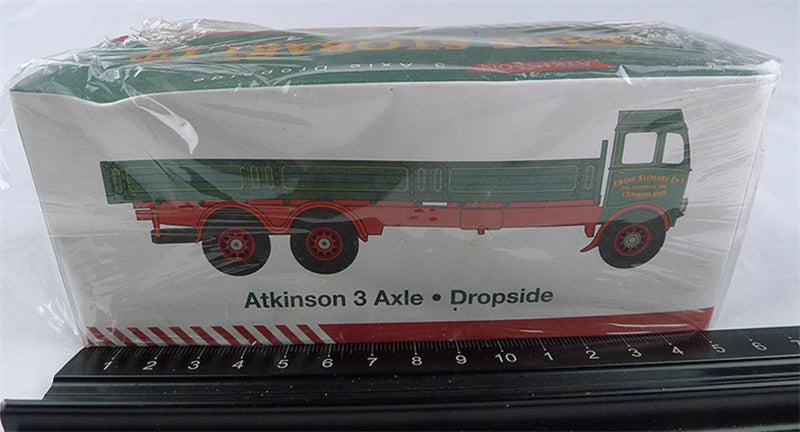 FLOZ Atkinson 3 Axle Dropside Pickup container truck Eddie Stobart army green 1:76 Truck Pre-built Model