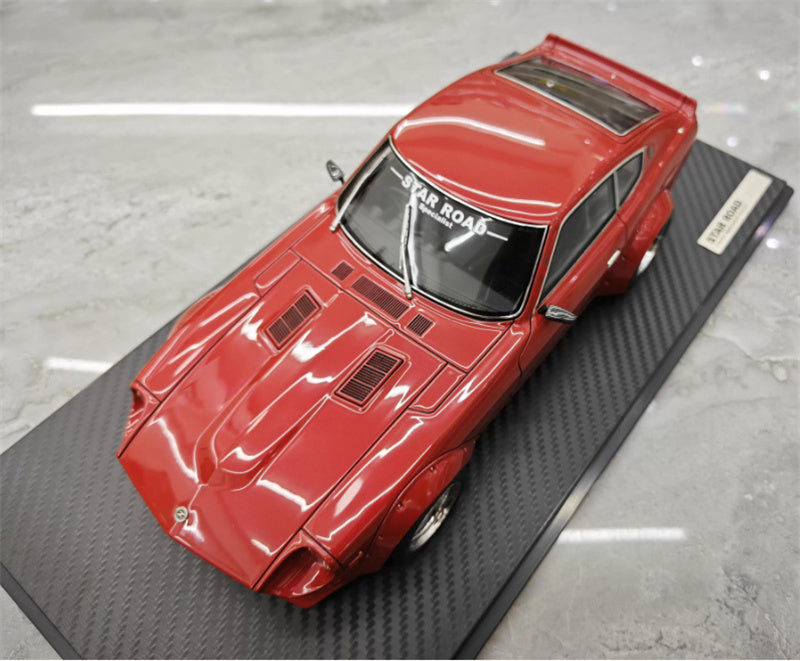 IGNITION MODEL Nissan Fairlady ZS30 STAR ROAD METALATE RED 1:18 Car Pre-built Model view1
