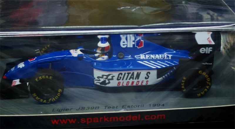 Spark Ligier JS39B Test Estoril 1994 M.SCHUMACHER 1:43 Car Pre-built Model view5