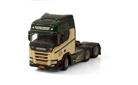 WSI SCANIA R HIGHLINE CR20H 6X2 TAG AXLE TORBEN RAMSDAL 1:50 Truck Pre-built Model