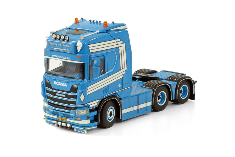 WSI SCANIA R HIGHLINE CR20H 6X2 TAG AXLE DANNY VAN DEN HEUVEL 1:50 Truck Pre-built Model
