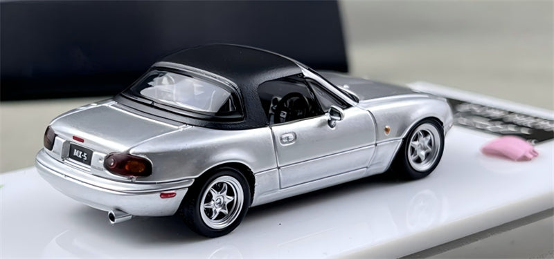 1:64 Mazda MX-5 silver ATS DIECAST Civil Car Model