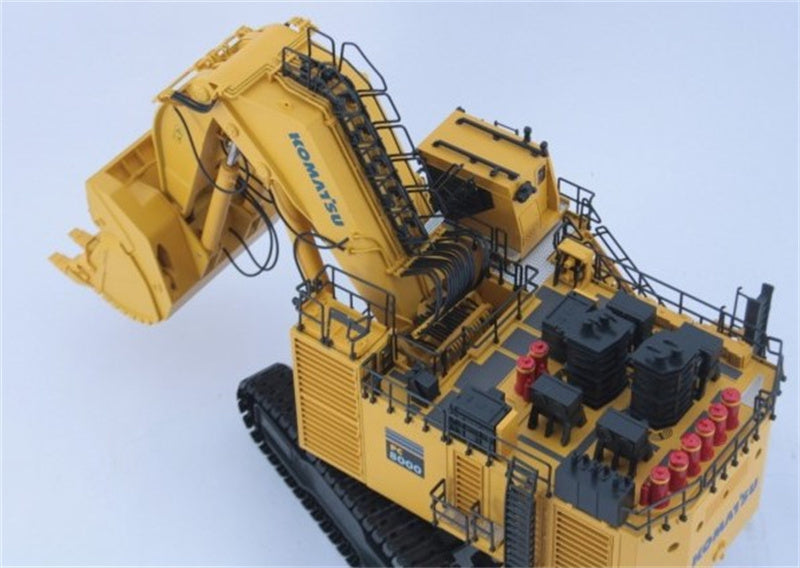 BYMO KOMATSU PC8000-11 Diesel Mining Excavator Shovel yellow 1:50 DIECAST Truck Lorry