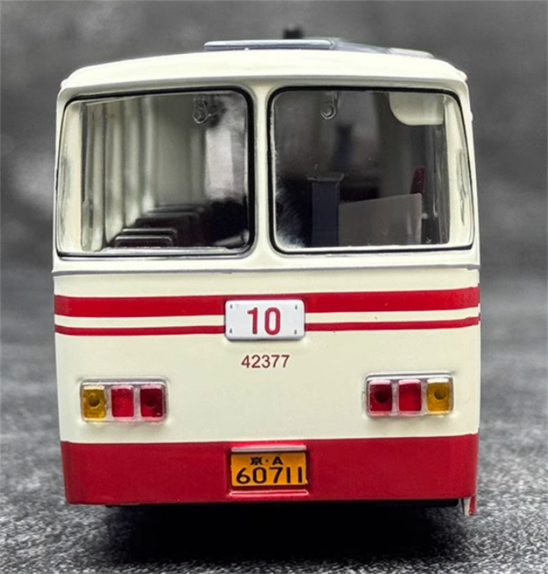 Beijing Public Transport Jinghua BK663 10 Route Articulated Bus 1:64 Bus Pre-built Model view10