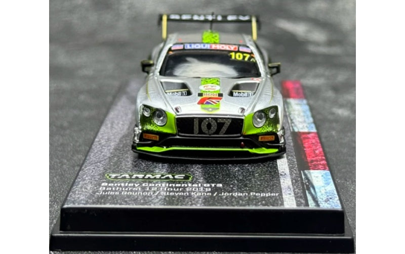 1:64 Bentley Continental GT3 2019 Silver Tarmac Works   DIECAST Model