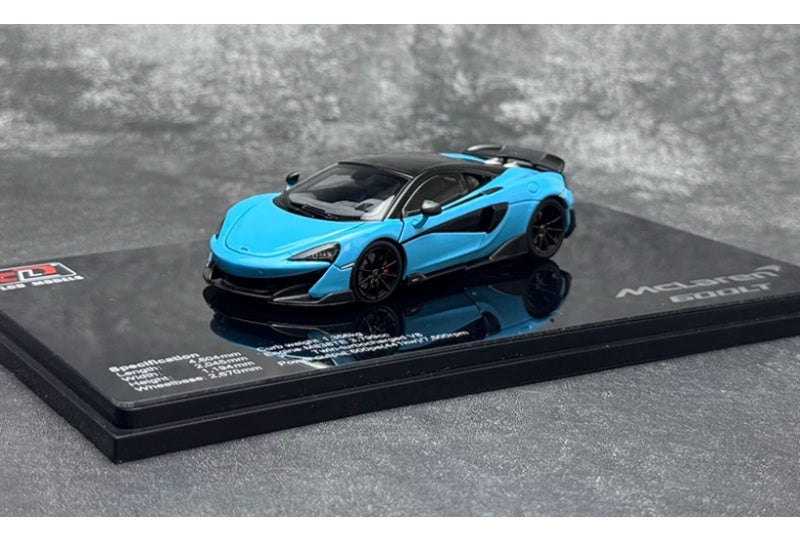 1:43 McLaren 600LT  Sky blue LCD MODELS  DIECAST Model
