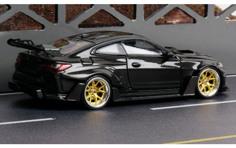 1:64 BMW M4 G82  Perforated all carbon black SW  Suzhou Exhibition Limited Edition 500PCS ONLY DIECAST Model