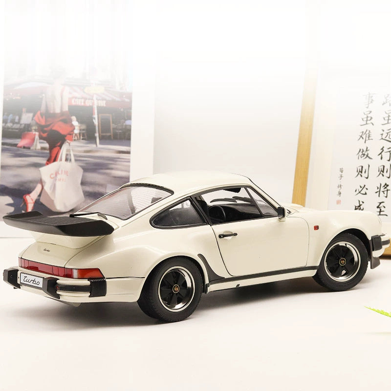 Schuco Porsche Turbo 930 car white 1:12  DIECAST CAR