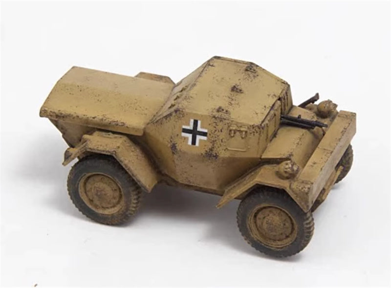S-MODEL Wild Dog Wheeled Armored Reconnaissance Vehicle German army captures Desert Yellow 1:72 Tank Pre-built Model